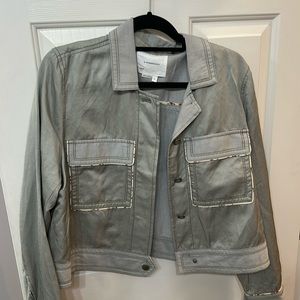 Moss green light weight jacket